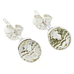 将图像加载到图库查看器中, 925 Silver Faceted Crystal Stud Earrings for Women | Gift