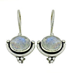 将图像加载到图库查看器中, 925 Silver Moonstone Earrings for Women | Daily Wear Jewelry