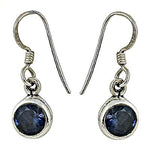 将图像加载到图库查看器中, 925 Silver Blue Sapphire Earrings for Women | Daily Wear Jewelry