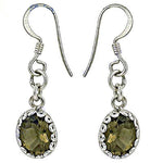 Load image into Gallery viewer, 925 Silver Smoky Quartz Earrings for Women | Dangle Jewelry