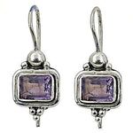 将图像加载到图库查看器中, 925 Silver Amethyst Earrings for Women | Gemstone Jewelry
