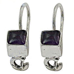 将图像加载到图库查看器中, 925 Silver Amethyst Drop Earrings for Women | Gift Jewelry