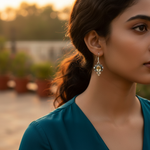 将图像加载到图库查看器中, 925 Silver Citrine Earrings for Women | Gemstone Jewelry