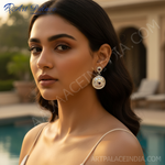 Load image into Gallery viewer, 925 Silver Garnet Earrings for Women | Dangle Earrings