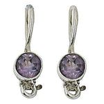 将图像加载到图库查看器中, 925 Silver Amethyst Earrings for Women | Gemstone Jewelry
