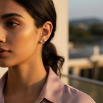将图像加载到图库查看器中, 925 Silver Ball Stud Earrings for Women | Daily Wear Jewelry