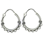 将图像加载到图库查看器中, 925 Sterling Silver Hoop Earrings for Women | Daily Wear