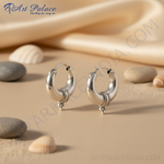 Load image into Gallery viewer, 925 Silver Hoop Earrings for Women | Daily Wear Jewelry