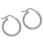 将图像加载到图库查看器中, 925 Silver Hoop Earrings for Women | Classic Daily Wear Jewelry