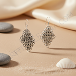 Load image into Gallery viewer, 925 Sterling Silver Chainmail Earrings for Women | Dangle Jewelry