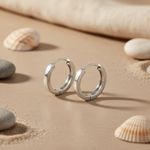 将图像加载到图库查看器中, 925 Silver Hoop Earrings for Women | Daily Wear Jewelry
