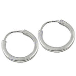 将图像加载到图库查看器中, 925 Silver Hoop Earrings for Women | Daily Wear Jewelry