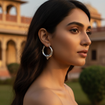 Load image into Gallery viewer, 925 Silver Hoop Earrings for Women | Daily Wear Jewelry