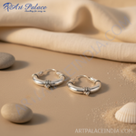 Load image into Gallery viewer, 925 Silver Hoop Earrings for Women | Daily Wear Jewelry