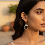 Load image into Gallery viewer, 925 Silver Smoky Quartz Earrings for Women | Dangle Jewelry