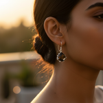 将图像加载到图库查看器中, 925 Silver Smoky Quartz Earrings for Women | Dangle Earrings