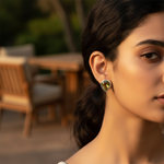 将图像加载到图库查看器中, 925 Silver Peridot Stud Earrings for Women | Teardrop Jewelry