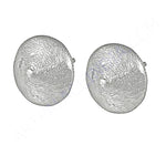 将图像加载到图库查看器中, Silver Textured Stud Earrings | Women's Jewelry | Daily Wear