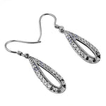 将图像加载到图库查看器中, 925 Silver Cubic Zirconia Teardrop Earrings for Women