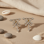 将图像加载到图库查看器中, gold plating Arrow Stud Earrings with Diamond Accents | Women's Jewelry