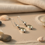 将图像加载到图库查看器中, 925 Silver Citrine & Pearl Drop Earrings for Women | Gift