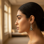 Load image into Gallery viewer, 925 Silver Green Amethyst Earrings for Women | Dangle Jewelry