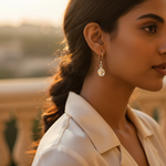 Load image into Gallery viewer, Silver Teardrop Dangle Earrings for Women | Gift Jewelry