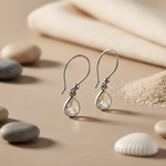 Load image into Gallery viewer, Silver Teardrop Dangle Earrings for Women | Gift Jewelry
