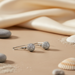 Load image into Gallery viewer, 925 Silver Cubic Zirconia Ball Drop Earrings | For Women