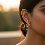 Load image into Gallery viewer, gold plating Diamond Earrings | Women's Elegant Jewelry Gift