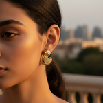 Load image into Gallery viewer, gold plating Diamond Stud Earrings for Women | Luxury Jewelry Gift