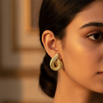 Load image into Gallery viewer, gold plating Teardrop Diamond Stud Earrings for Women | Gift Jewelry