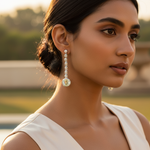 Load image into Gallery viewer, 925 Silver Cubic Zirconia Dangle Earrings for Women | Gift