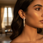 Load image into Gallery viewer, Diamond Drop Earrings for Women | Dangle Earrings Gift