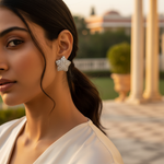 Load image into Gallery viewer, Silver Cubic Zirconia Star Stud Earrings for Women | Gift