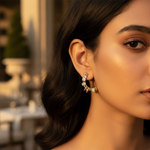 Load image into Gallery viewer, gold plating Ruby & Diamond Earrings | Luxury Jewelry for Women