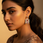 将图像加载到图库查看器中, 925 Silver Pink Gemstone Drop Earrings for Women | Gift