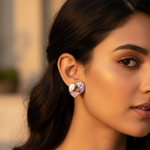 将图像加载到图库查看器中, 925 Silver Pink Heart Stud Earrings for Women | Gift