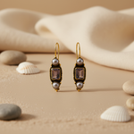 Load image into Gallery viewer, gold plating Gemstone Drop Earrings for Women | Statement Jewelry