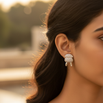 将图像加载到图库查看器中, Silver Stud Earrings for Women | Daily Wear Jewelry