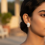 Load image into Gallery viewer, Silver Stud Earrings with Cubic Zirconia for Women | Gift