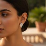 Load image into Gallery viewer, 925 Silver Cubic Zirconia Stud Earrings for Women | Gift Jewelry