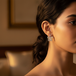 将图像加载到图库查看器中, Silver Butterfly Earrings with Diamonds | Women's Jewelry Gift