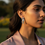 将图像加载到图库查看器中, Silver Cubic Zirconia Leverback Earrings for Women | Dainty Jewelry