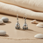 Load image into Gallery viewer, 925 Sterling Silver Jhumka Earrings | Women's Indian Jewelry