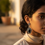 Load image into Gallery viewer, 925 Silver Black Onyx Marcasite Earrings for Women | Gift