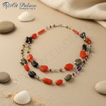 Load image into Gallery viewer, Multi-Gemstone Layered Necklace | Women's Fashion Jewelry