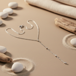 Load image into Gallery viewer, Silver Y-Necklace for Women | Dainty Chain Necklace Gift