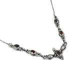 Load image into Gallery viewer, 925 Silver Garnet Necklace for Women | Gemstone Jewelry
