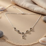 Load image into Gallery viewer, 925 Silver Smoky Quartz Necklace for Women | Gemstone Jewelry